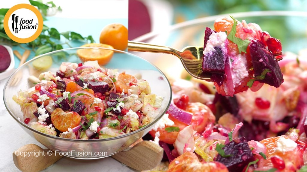Orange Beetroot & Pomegranate Garden Salad – Food Fusion - Pakistani's No 1 Quick Recipe Platform